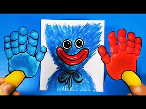 How to make Poppy Playtime Grab Pack | Easy Paper Craft Tutorial