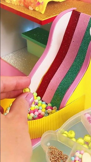 So Many Beads!! 🌈✨ Making a Mini Ball Pit for Hello Kitty!