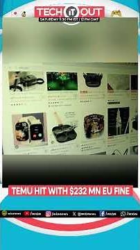 EU Regulators Fine Temu Over Illegal Product Risks | WION Tech It Out