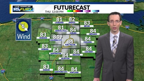 Comfortable humidity level this evening