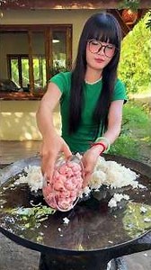 How to cooking fried rice with meat recipe