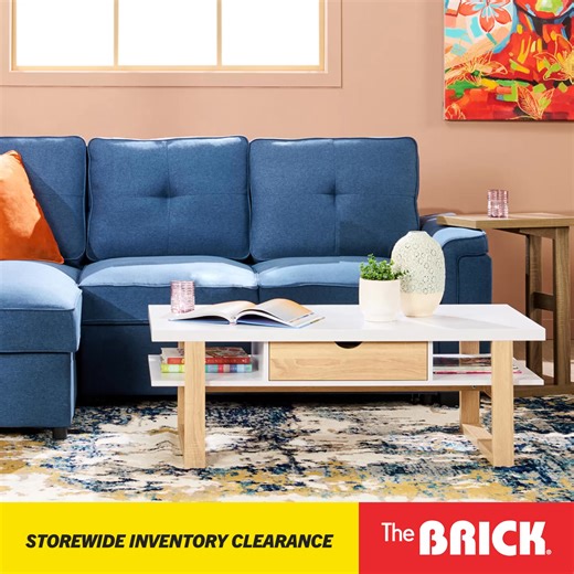 Don't miss Storewide Inventory Clearance! Get up to $1500 off sofas & sectionals, and up to 70% off clearance items in store! | The Brick