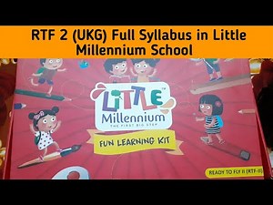School kit of RTF 2 (UKG) | Little Millennium | Forbes Marquee | Full Syllabus of RTF 2 | RTF 2 |