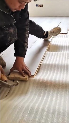 Laminate flooring installation with foam underlayment