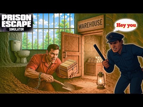 I FOUND A SECRET WAREHOUSE WHILE ESCAPING PRISON! 😱