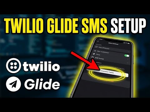 How to connect Twilio to Glide for SMS notifications - Beginner Guide
