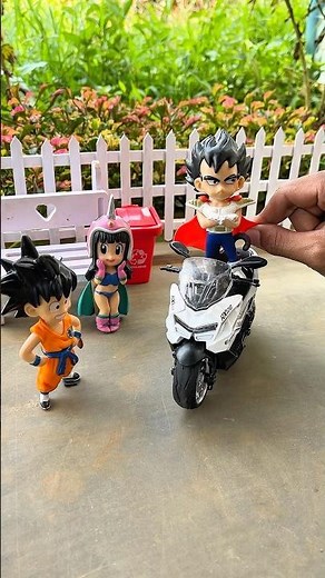 naughty Vegeta😡#dragonball #goku #actionfigures #shorts