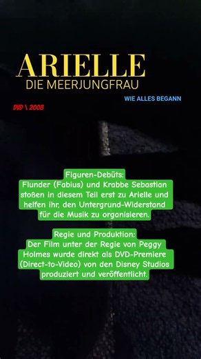 ARIELLE, DIE MEERJUNGFRAU: Wie alles begann | 2008 #family #dvd #fantasy #film #zeichentrick