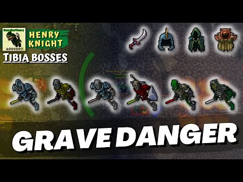 TIBIA BOSSES #2 HOW TO MAKE BOSSES OF GRAVE DANGER QUEST