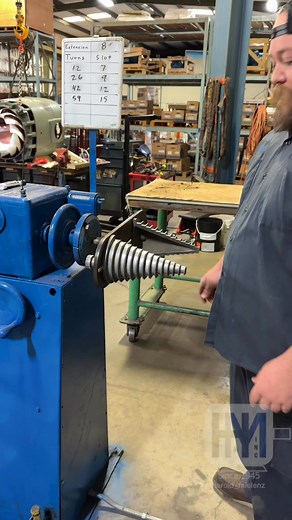 Setting up the coil winding machine to wind concentric coils. #coils #rewind #winding #copper #fyp #foryou #trend #electricmotor #industrial #machines #commercial #education #science #tesla #motor #mechanic #bluecollar #sacramento #herold_mielenz #repair #repairshop | Herold & Mielenz, Inc.