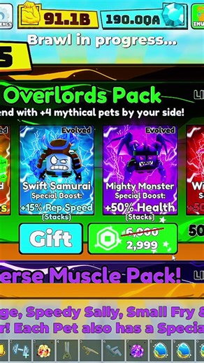 Buying Packs 💪 | Muscle Legends Roblox #roblox #robux #musclelegends