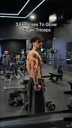 3 Exercises To Grow Bigger Triceps 🦾