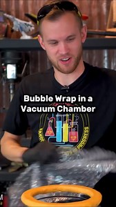 52K views · 218 reactions | Bubblewrap inside of a vacuum chamber #science #diyprojects #fyp | The King of Random | Facebook