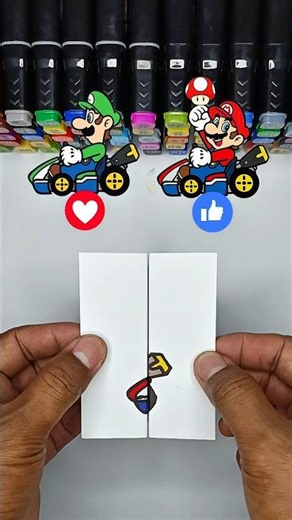 Super Mario Galaxy || Paper Craft Easy Correcting Challenge🫣👀🔥#feedshorts #supermario #papercraft