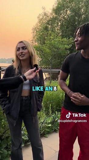 Asking strangers on the street to rate our pheromone cologne and getting their genuine reactions 😁💬 #cupidfragrances