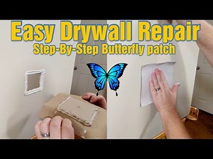 How To: Fix a Hole in the Wall, Easy Step by Step Drywall Patch