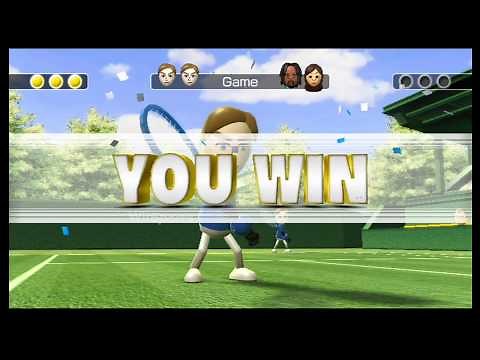 Wii Sports Tennis Pro run in 12:55 [Former World Record]
