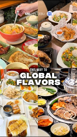 Explore Global Flavors that take you on a culinary journey and experience 🥢🍽️💙 From merienda favorites to Asian bites to international flavors, find them all at the 📍 2nd Level, North Wing #YourTaste is here at SM City Cebu 😉 #NewEraYourEra #EverythingsHereAtSM #SM40SuperYears | SM City Cebu (Official)