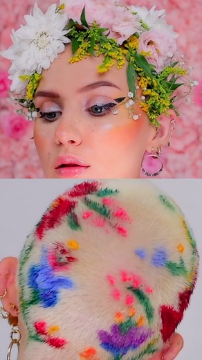 Two Creative Ways to Put Flowers on a Buzz Cut