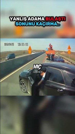 Mercedes Driver Messes With Wrong Truck Driver 😳 #shorts