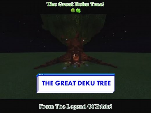 El Gran Árbol Deku en Minecraft: ¡Descubre la Construcción!