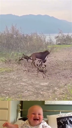 Wild Drama In The Serengeti 😳 | Animal Funny Video | #youtubeshorts #shorts