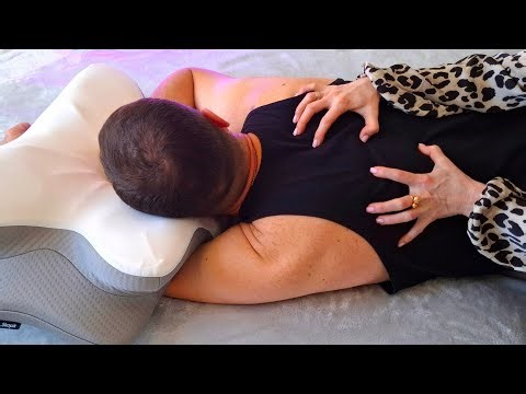 FAST ASMR BACK scratching and tracing / No talking