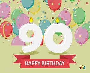 90th birthday - Birthday - send free eCards from 123cards.com