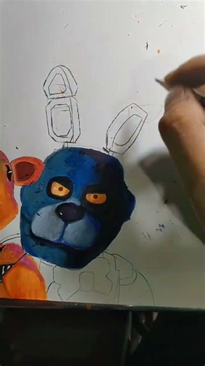 speed paint bonnie #fnaf #drawing #fanart #art #artist #speedpaint #fivenightsatfreddys