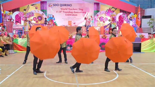 DepEd Tayo SDO Quirino World Teachers Day Celebration 2025 October 10, 2025 Retro Dance I Cabarroguis District #TeachersDay2025 #worldsteachersday #worldsteacher #teachersday #teachersdaycelebration #teachers Video: Francis Pagulayan Quirino Province | Francis Pagulayan