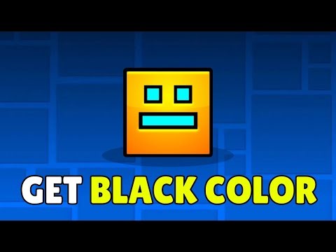 How To Get Black Color/Secondary Color In Geometry Dash (2025) - Full Guide