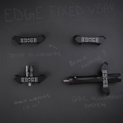 RamRods Archery on Instagram: "Made from aerospace grade aluminum, the RamRods EDGE Fixed V-Bar is both extremely durable and lightweight. Keep your stabilizers firmly mounted to your bow, and pick your angles between 45x0, 40x0, 40x5, and 40x15. One inch eye bolt included! . #archery #archeryaccessories #recurve #recurvearchery #recurvearcher #archer"