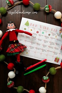 Elf on the Shelf Printable Planning Calendar
