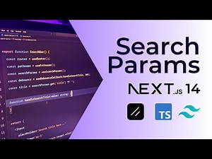 Learn Search Params in Next.js 14 by building a project! React | Tailwind | shadcn/ui
