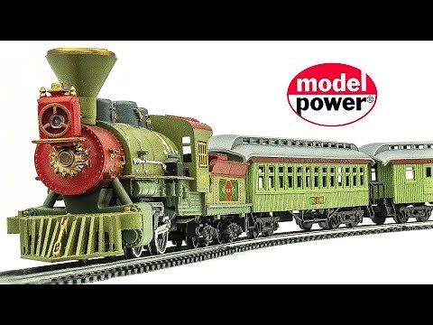 Vintage Model Power HO-Scale Dickens Railroad Company No. 1078 Model Train Set Unboxing & Review