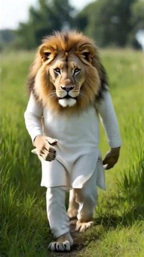 lionsing apne khet par ghum rha hai#lion #cat #dog #kid #animation #dubai #bhot #cow #funny #viral