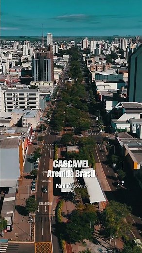 Cidade de Cascavel PR | Av Brasil #paranadrone