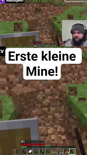 Erste kleine Mine! Minecraft Hardcore Let's Play