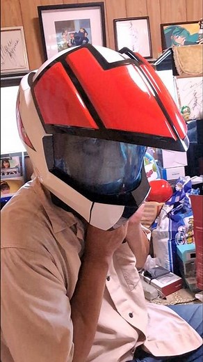 マクロス ヘルメット 統合軍 一条輝 仕様 超時空要塞 愛・おぼえていますか 赤
