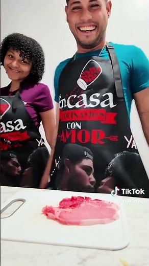 Personalized Couple Aprons That Cook with Love | Custom Gift by By Marc Designs