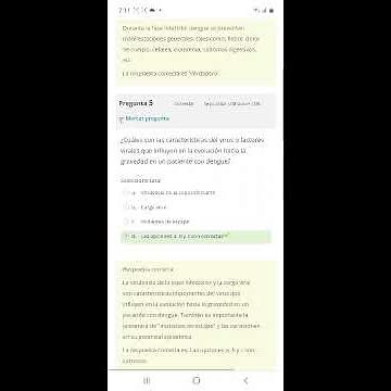 Evaluación 1, 2 y 3. Curso OPS Diagnóstico Clínico del Dengue