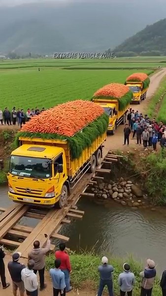 Massive Truck Overload Ends in Bridge Collapse #shorts #truckaccident #bridgecollapse