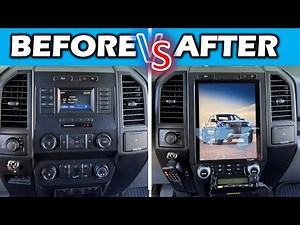 BEST F-150 TStyle Tesla Radio Head Unit | Wireless Apple CarPlay & Android Auto | Linkswell Gen 5