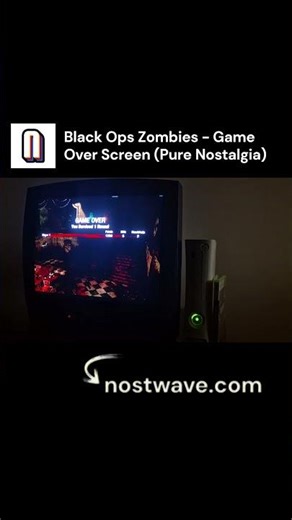 Black Ops Zombies - Game Over Screen (Pure Nostalgia) #COD #Zombies #GameOver #BlackOps #Nostalgia