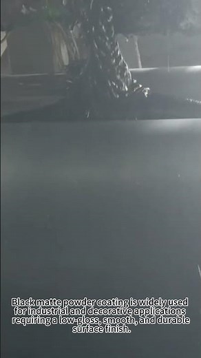 Black Matte Powder Coating Production | Process & Quality Control #powdercoating