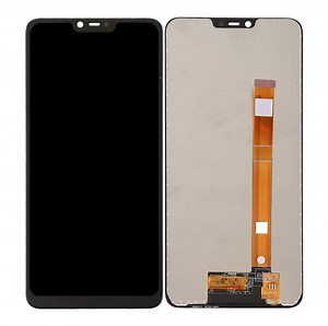 LCD with Touch Screen for Realme C1 - 2019 - Blue (display glass combo folder)