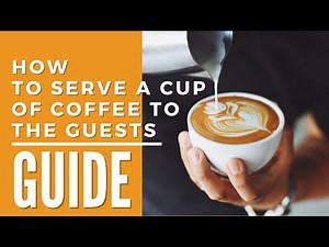 Coffee Service Set for Restaurants | Table Setup and Sequence of Service | Service Training