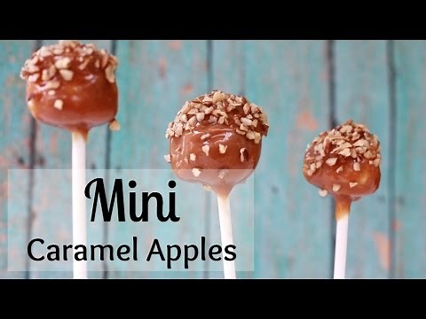 How To Make Mini Caramel Apples! Kids LOVE these!
