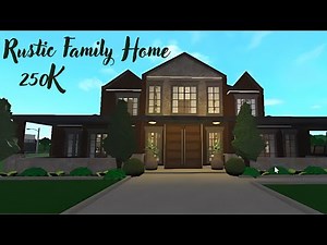 Bloxburg Rustic Family House Tour 250K | Roblox Bloxburg
