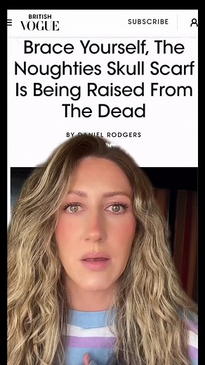 Alexander McQueen Skull Scarves: A Nostalgic Fashion Statement